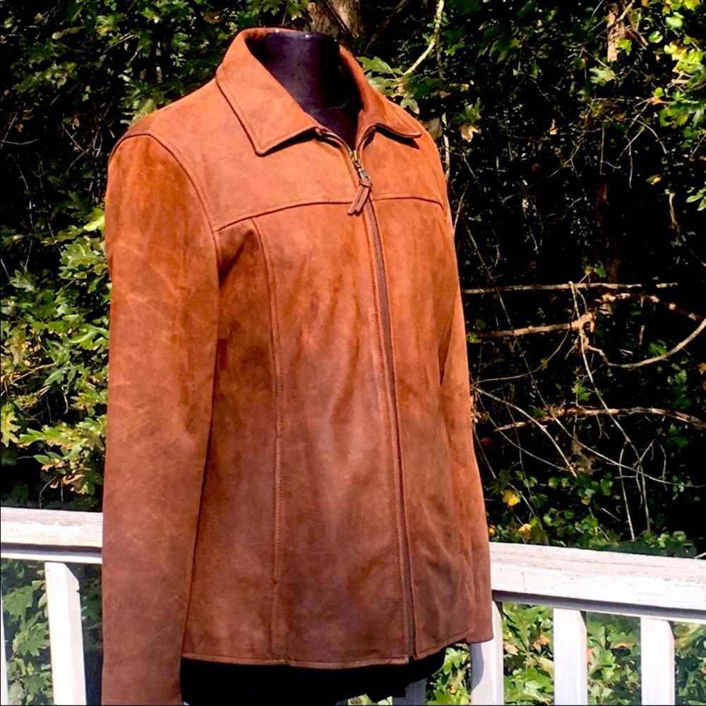 Wilson’s nubuck leather bomber jacket